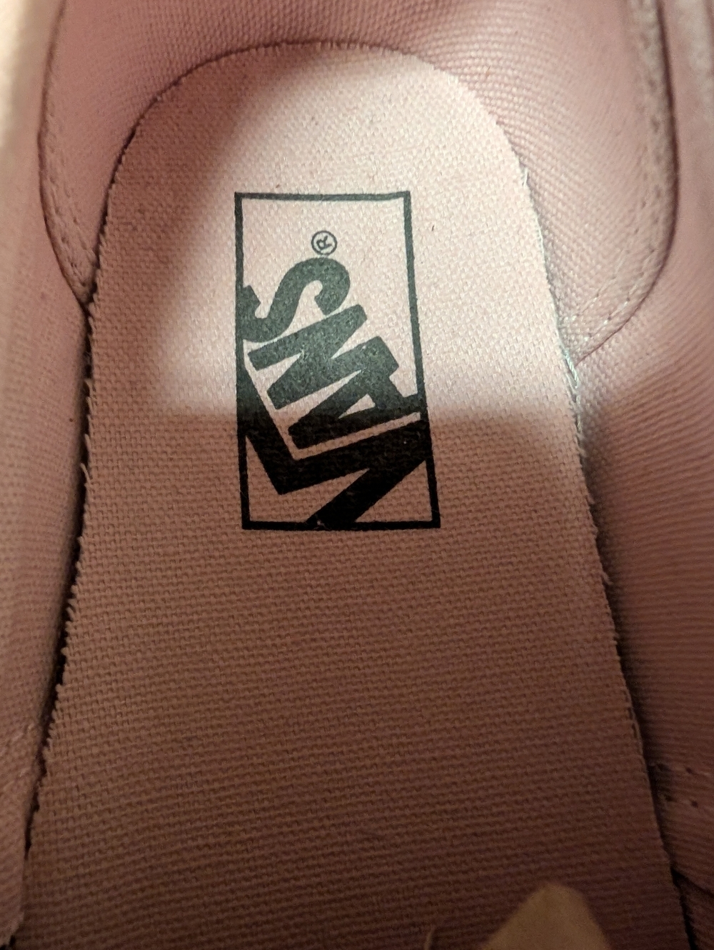 Vans Authentic Platform 2.0 'Embossed - Chalk Pink' Sneakers Size 10 Used Exc - Picture 12 of 13